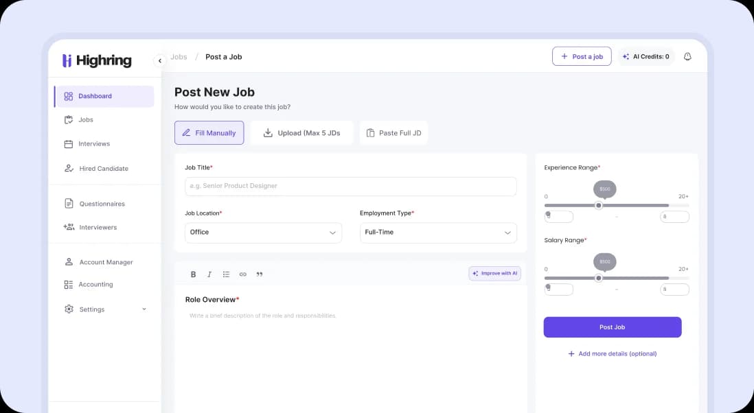Post jobs once, reach many vendors