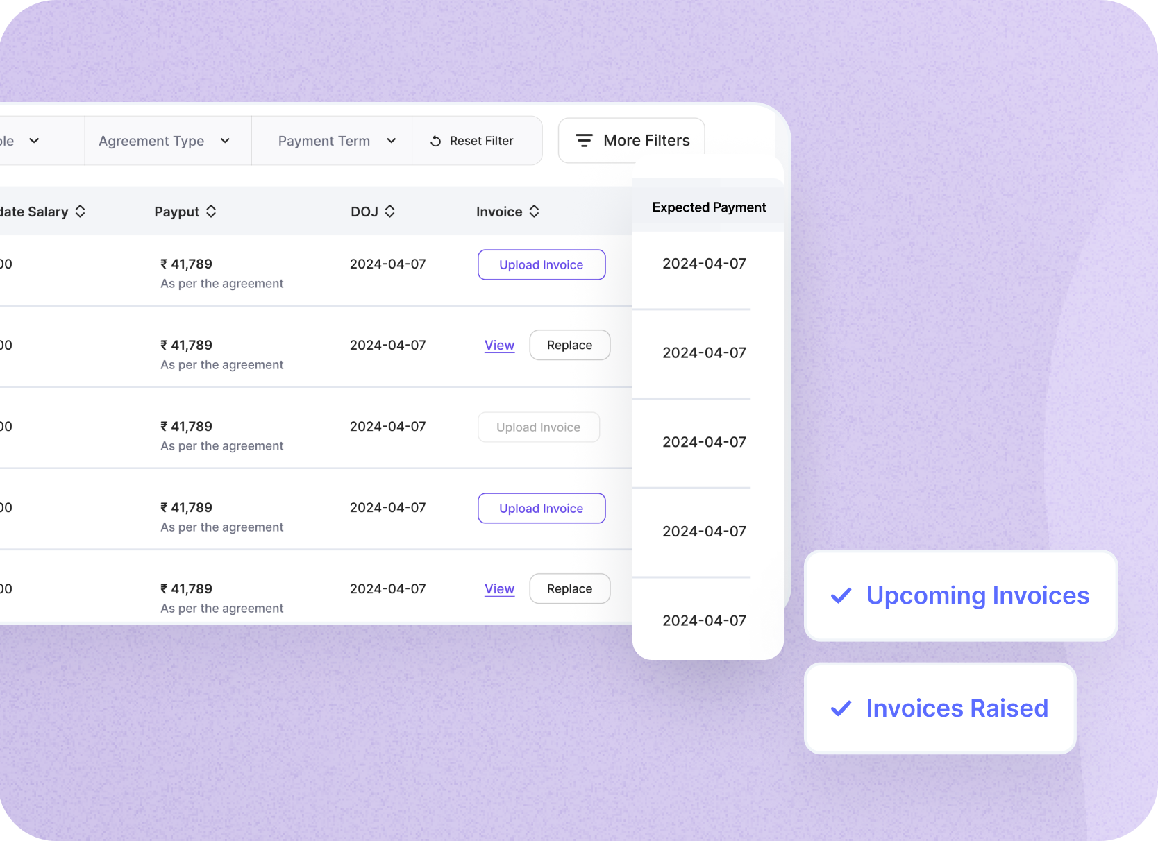 Joining & Payment