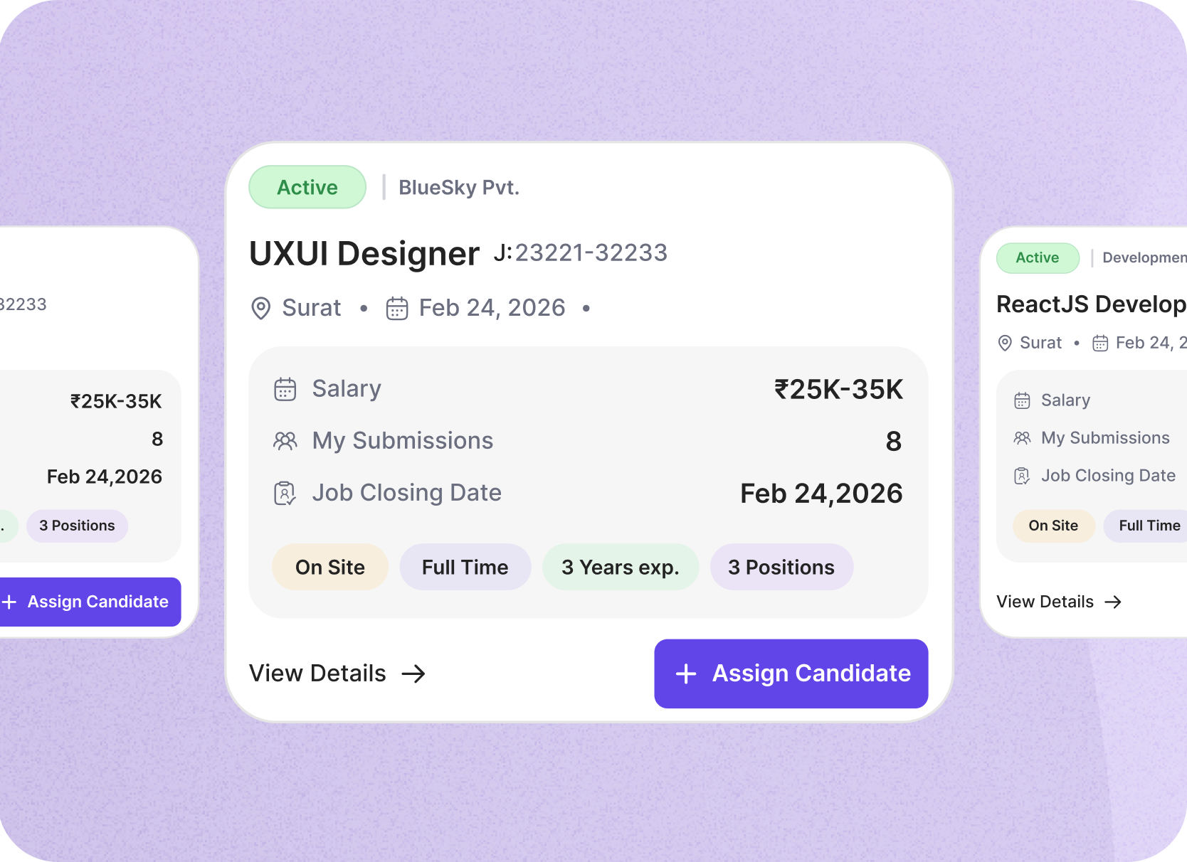 Receive Matched Jobs