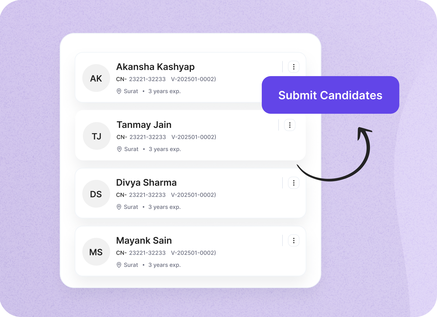 Submit Candidates