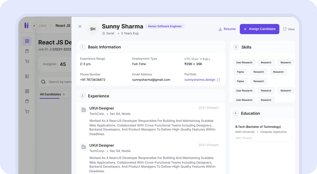 Clear candidate ownership rules