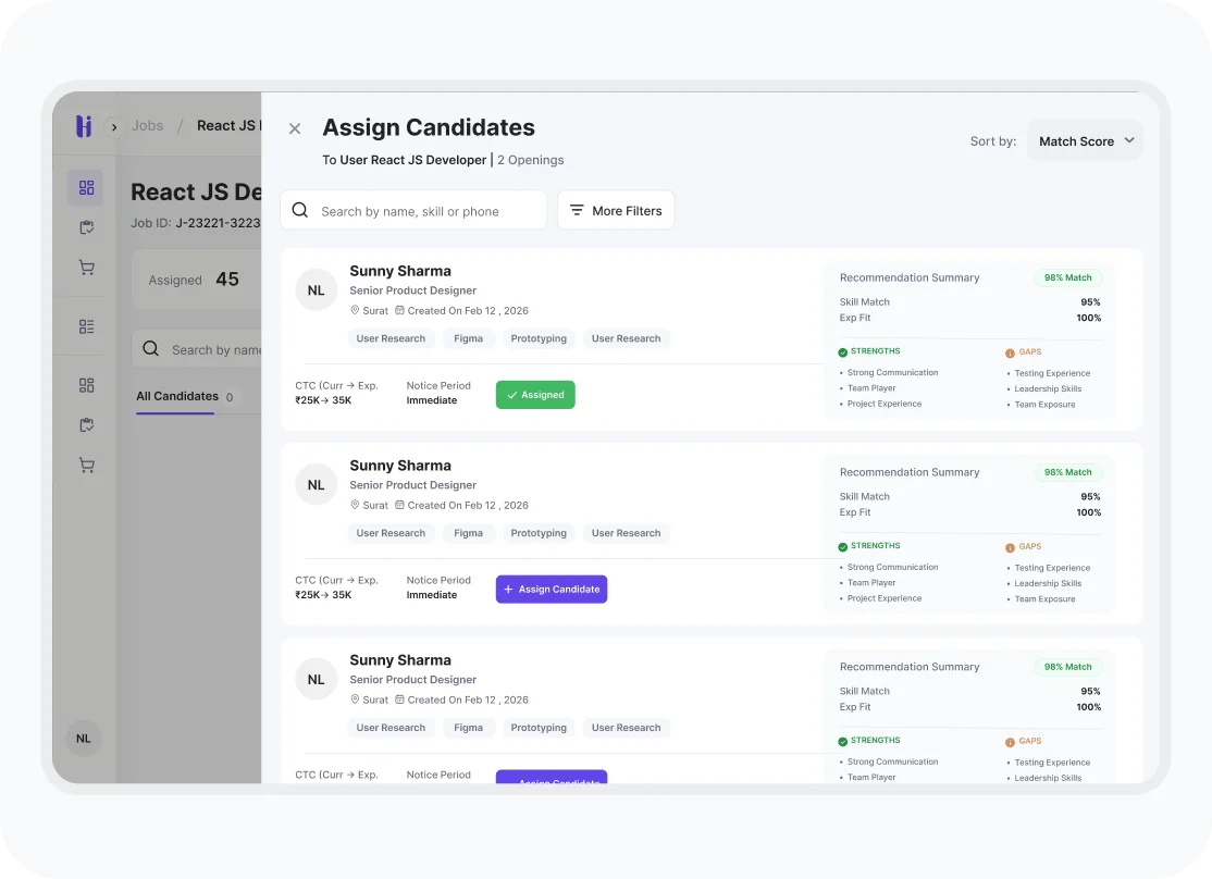 Submit Candidates Professionally